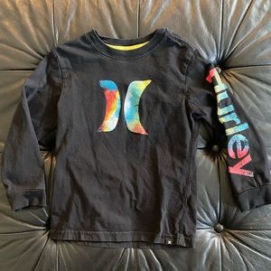 Hurley black long sleeve T-size 5